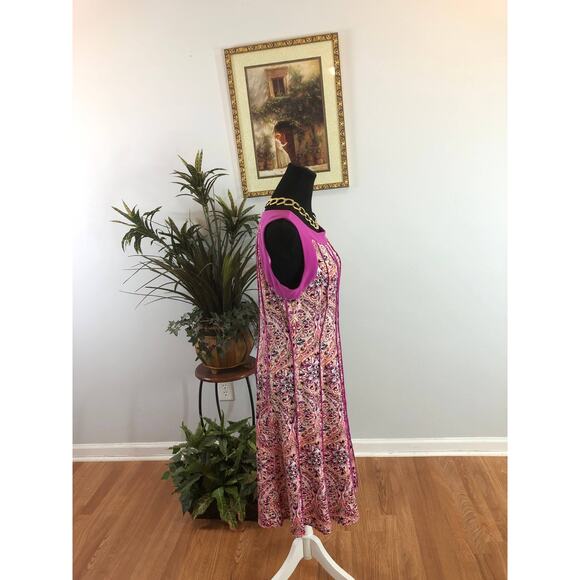 Perceptions New York Dress Size Women's M Multicolor Sleeveless Fit Flare - Picture 3 of 8